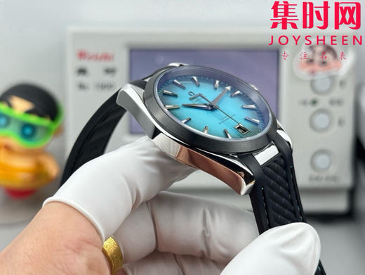 OVS欧米茄海马150米系列"绿松石" 男士腕表 欧米茄海马Aqua Terra新作 黑摆轮 表径41mm 商品图5