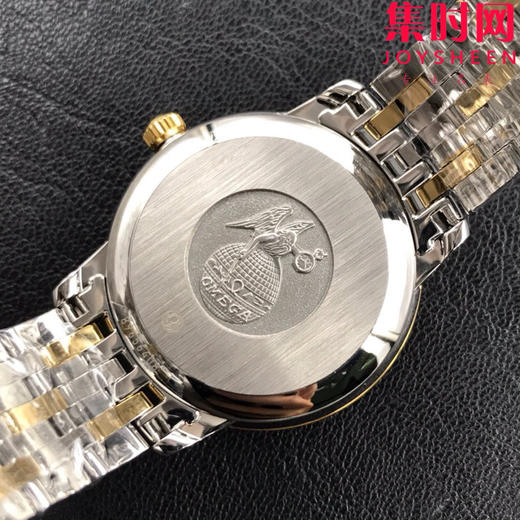 MKS欧米茄碟飞系列 蝶飞经典女款系列 间金绸缎面 女士机械腕表 表盘尺寸：32.7*9.5mm 专柜原装尺寸 商品图8