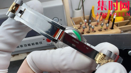 劳力士GS日志型系列 女款31mm 日志31系列 间金金盘钻面 女士腕表 搭载改Cal.2236全自动机械机芯 商品图5