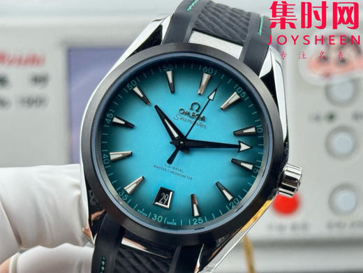 OVS欧米茄海马150米系列"绿松石" 男士腕表 欧米茄海马Aqua Terra新作 黑摆轮 表径41mm 商品图2