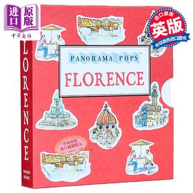 预售 【中商原版】佛罗伦萨 Walker全景立体书系列 精美折叠插画 Florence Panorama Pops 英文原版 Sarah Maycock