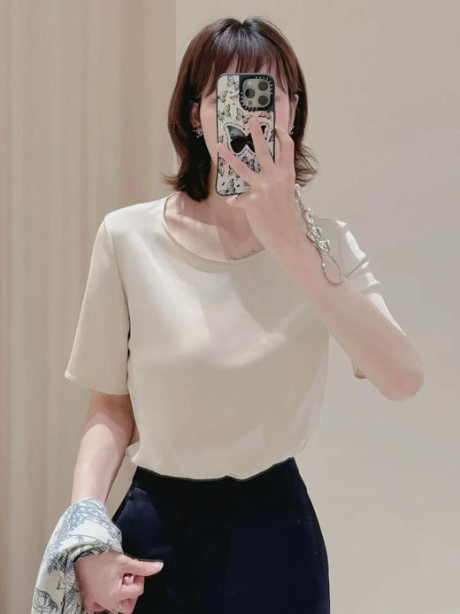 代工厂跟单出！质感敲赞的小禾真丝短袖衬衫！ 商品图9