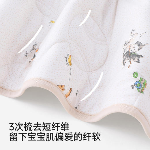【商场同款】英氏儿童床笠宝宝床床罩加厚柔软纯棉床铺床上用品 商品图2