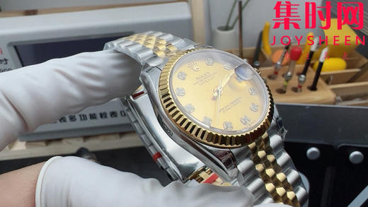 劳力士GS日志型系列 女款31mm 日志31系列 间金金盘钻面 女士腕表 搭载改Cal.2236全自动机械机芯 商品图2