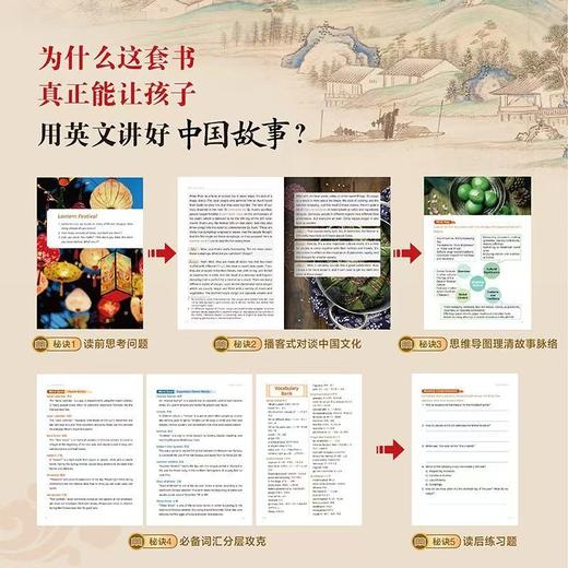 用英文讲好中国故事全5册 初高中课外英语阅读写作 商品图2