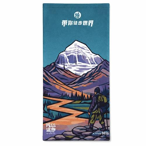 【徒步帮定制】冈仁波齐转山速干魔术头巾防晒防风（TBZG） 商品图1