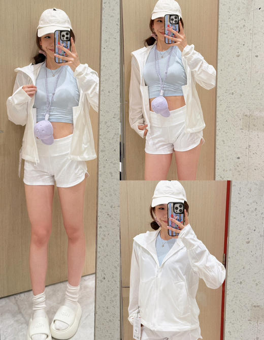 性价比Lu家Lightweight 女士连帽皮肤衣052501 商品图5