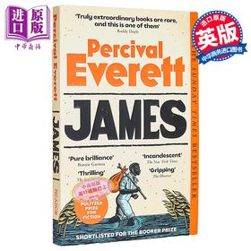 预售 【中商原版】詹姆斯 英文原版 James Percival Everett