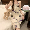 【夏日新款❗️超舒服的吊带睡裙】自带胸垫，免穿内衣文胸垫，超舒服！女薄款网红风背心睡衣加大码夏季泡泡纱家居服★美物社 商品缩略图3