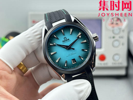 OVS欧米茄海马150米系列"绿松石" 男士腕表 欧米茄海马Aqua Terra新作 黑摆轮 表径41mm 商品图0