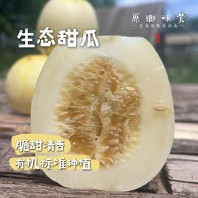 生态甜瓜（基地直发-顺丰包邮）| 4斤装，来自陕西咸阳，生产者：郑力行，【合作生产，公平贸易】