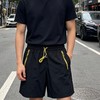情侣款肌理感拼色休闲5分裤 黑科技速干三防面料 轻量化设计 锦纶材质 防泼水耐造 吸湿透气不闷热 自带肌理感 宽松版型上身毫无束缚 商品缩略图10