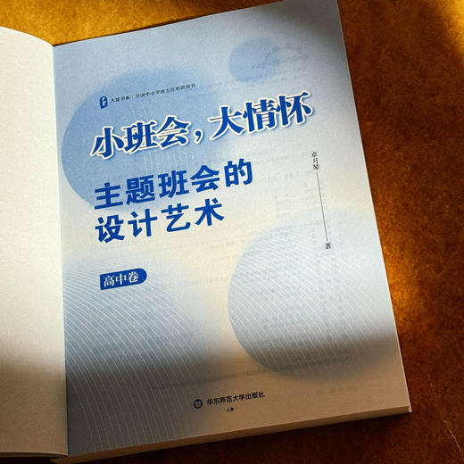 小班会 大情怀 主题班会的设计艺术 小学初中高中卷 大夏书系 商品图5
