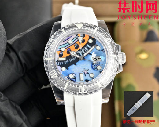 天马行空之作 新品发布 PHANTOMLAB联名水晶系列腕表 劳力士 ER水鬼水晶系列 水鬼透明壳 强势来袭！颠覆传统概念！ 商品图7