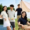 【高端品质】情侣款冰氧翻领POLO衫 高弹冰感速干面料  简约四合扣设计 无痕压胶工艺 基础百搭 7A抗jun 触感清凉 顺垂有质感 商品缩略图1