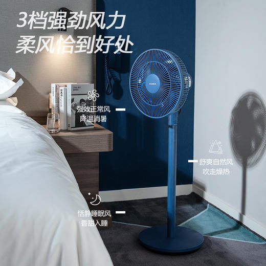 12寸立式空气循环扇XD-2988FB   颜色：白色/蓝色 商品图7