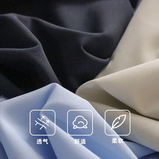 【高端品质】情侣款冰氧翻领POLO衫 高弹冰感速干面料  简约四合扣设计 无痕压胶工艺 基础百搭 7A抗jun 触感清凉 顺垂有质感 商品图11