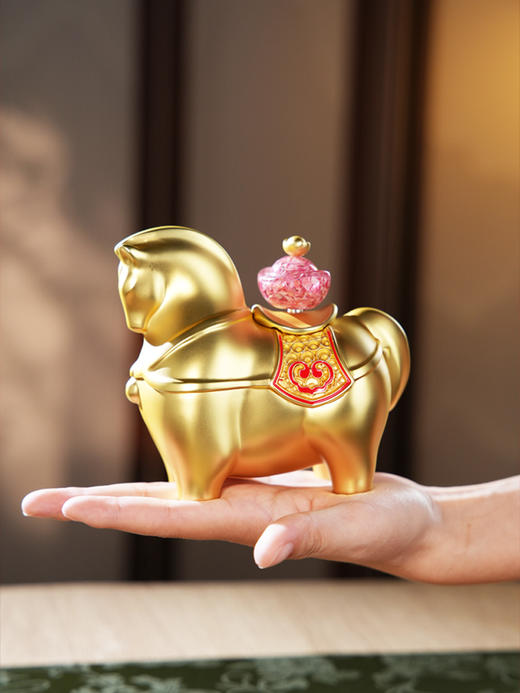 赠贵人 朱炳仁铜 金马送财 商品图3