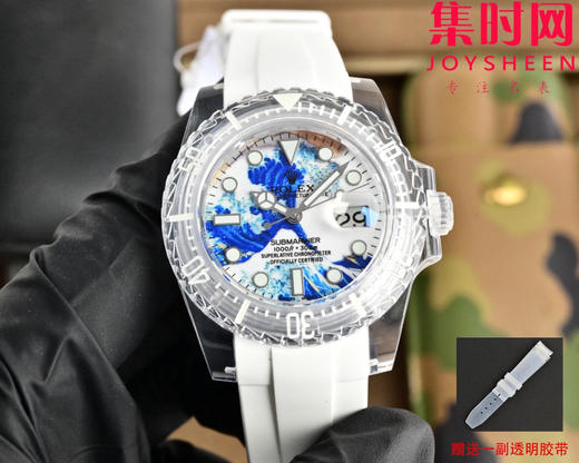 天马行空之作 新品发布 PHANTOMLAB联名水晶系列腕表 劳力士 ER水鬼水晶系列 水鬼透明壳 强势来袭！颠覆传统概念！ 商品图5