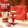 摩登主妇陶瓷马克杯高脚杯子生日礼物红色水杯情侣对杯甜品杯酒杯 商品缩略图2