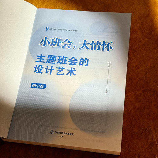 小班会 大情怀 主题班会的设计艺术 小学初中高中卷 大夏书系 商品图9