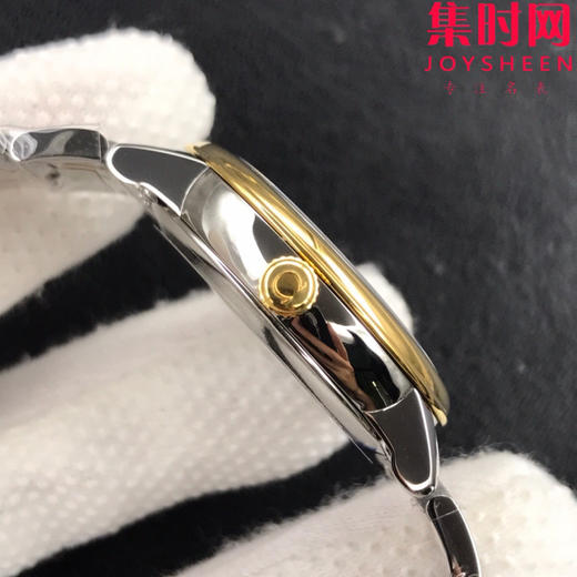 MKS欧米茄碟飞系列 蝶飞经典女款系列 间金绸缎面 女士机械腕表 表盘尺寸：32.7*9.5mm 专柜原装尺寸 商品图4