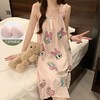 【夏日新款❗️超舒服的吊带睡裙】自带胸垫，免穿内衣文胸垫，超舒服！女薄款网红风背心睡衣加大码夏季泡泡纱家居服★美物社 商品缩略图2
