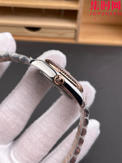 劳力士GS日志型系列 女款31mm 日志31系列 间玫金钻刻咖啡面 女士腕表 搭载改Cal.2236全自动机械机芯 商品图3