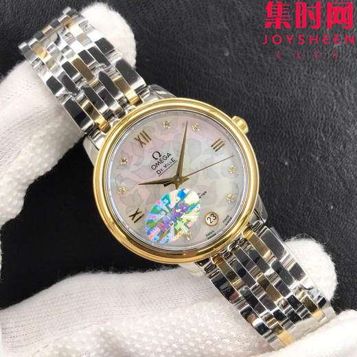 MKS欧米茄碟飞系列 蝶飞经典女款系列 女士机械腕表 表盘尺寸：32.7*9.5mm 专柜原装尺寸 商品图1