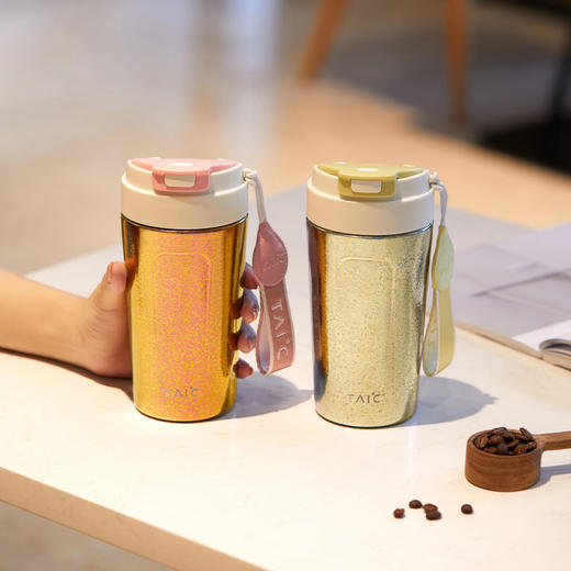 太可纯钛咖啡杯流光金480ml TKFB-T480 商品图3