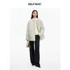 SELFWHO90白鸭绒菱格纹理羽绒服女2025冬季新款宽松防风轻暖外套 商品缩略图4