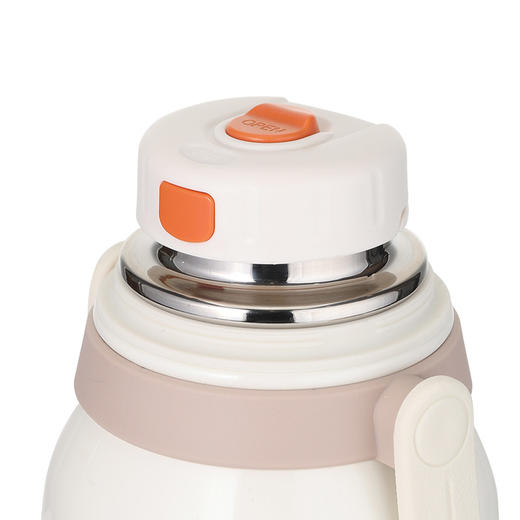 乐扣/家用品随行提手保温壶米色1.15L 商品图4