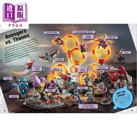 【中商原版】DK 乐高漫威复仇者联盟的秘密 LEGO Marvel Secrets of the Avengers 英文原版 精装故事 图鉴书 商品图4