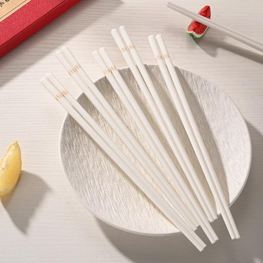 【如意陶瓷筷】全身覆釉陶瓷筷！高温工艺，耐用不发霉，提升餐桌格调 商品图3