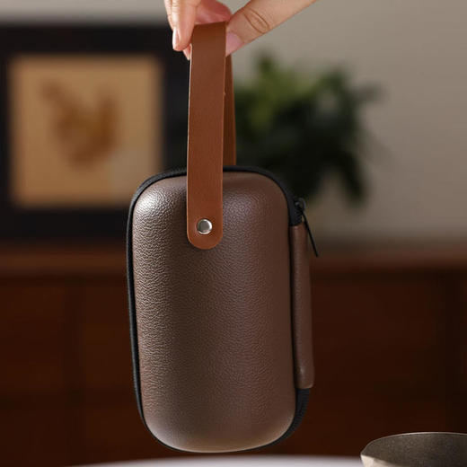 热卖！“随身茶室”！邦展纯钛便携功夫茶具8件套 商品图5