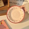 【花小语餐具碗盘】花小语时尚居家 釉下彩碗盘 奶 fufu 田园风 安全耐高温 洗碗机可用 商品缩略图1