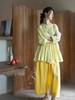 Casey Casey Orsan 26SS 酸柠绿斜纹苎麻抽褶上衣 商品缩略图2