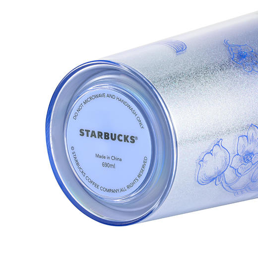 星巴克 铃兰款双层吸管杯690ml 商品图6