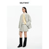 SELFWHO90白鸭绒菱格纹理羽绒服女2025冬季新款宽松防风轻暖外套 商品缩略图2
