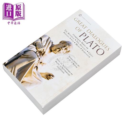 预售 【中商原版】柏拉图英文原版英文版书籍小说 Great Dialogues of Plato 柏拉图对话录英文原版进口书 世界经典文学 商品图1
