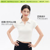 「棉的美学」POLO领短袖T恤女2026夏季修身减龄显瘦翻领短款上衣潮 商品缩略图2
