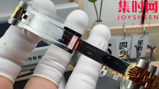 劳力士GS日志型系列 女款31mm 日志31系列 间金白盘钻面 女士腕表 搭载改Cal.2236全自动机械机芯 商品图5