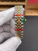 劳力士GS日志型系列 女款31mm 日志31系列 间金绿罗马钻圈 女士腕表 搭载改Cal.2236全自动机械机芯 商品缩略图7
