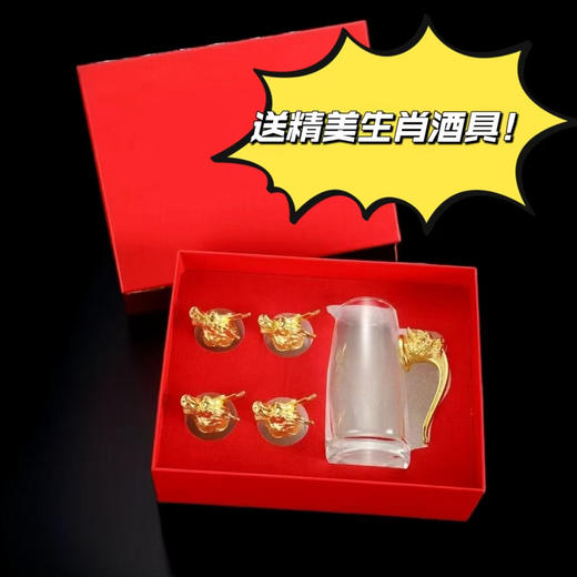热卖中！！买就送精美生肖酒具！【中国 • 泸州老窖股份出品】泸州窖酒 • 龙之源 52°浓香型白酒 500ml*6瓶整箱 商品图1