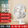 【618特惠19.9到手❗️台/夹/挂+小夜灯4合1风扇】可充电，无线持久续航，舒爽凉夏无拘束，夹子风扇USB多功能便携式夜灯小学生宿舍静音充电迷你小超小夜灯 商品缩略图1