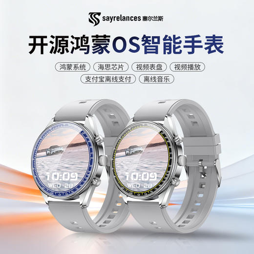 热卖中！【鸿蒙合作伙伴】塞尔兰斯开源鸿蒙OS Watch 9 Pro智能健康监测手表 商品图0