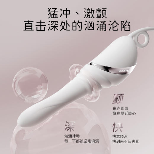 【新品特价！含舔吸震 拟真冲撞】享要 口口舱ProMax 加温吮吸伸缩炮机二合一 商品图3