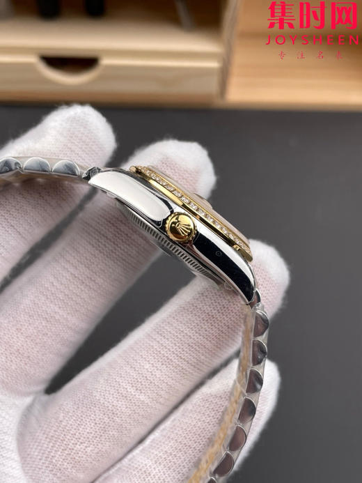 劳力士GS日志型系列 女款31mm 日志31系列 间金钻圈 女士腕表 搭载改Cal.2236全自动机械机芯 商品图3