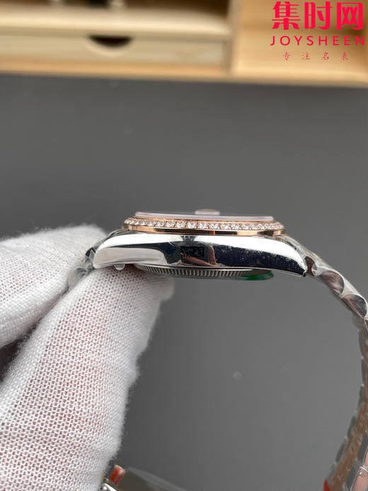 劳力士GS日志型系列 女款31mm 日志31系列 间玫金紫盘钻面 女士腕表 搭载改Cal.2236全自动机械机芯 商品图3