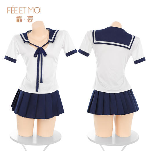 【情趣内衣】霏慕&谜姬 晴空私语禁欲系学院制服F008 商品图9